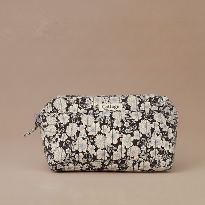 Trousse  de toilette XL 100 % coton  : Zig vert