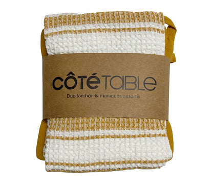 GANT+MANIQUE+TORCHON LITSO OCRE