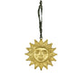 Soleil visage laiton antique