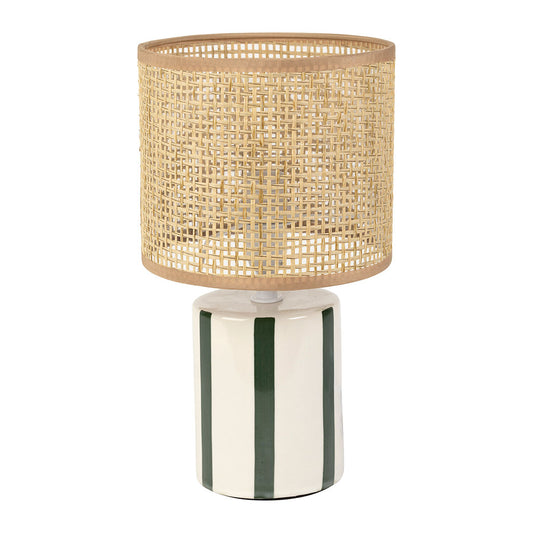 LAMPE MEDI EMERAUDE+NATUREL D15XH27 CERAMIQUE