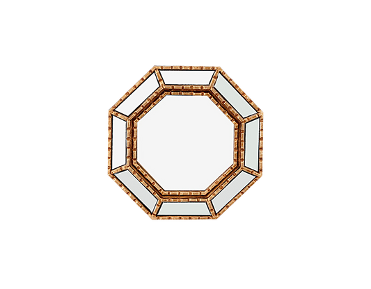 MIROIR VENITIEN OCTOGONAL 16CM
