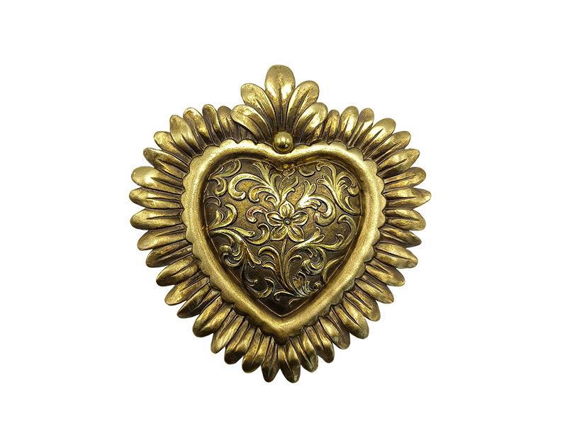 DECO MURALE EX-VOTO MOTIF 15,5X16,5CM