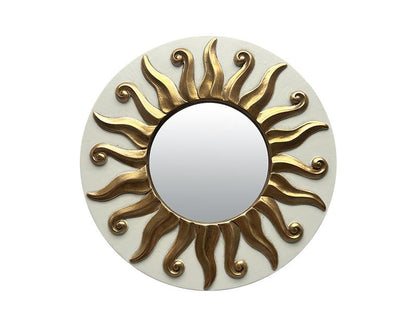 MIROIR SOLEIL BLANC DIAM 17,5CM