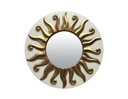 MIROIR SOLEIL BLANC DIAM 17,5CM