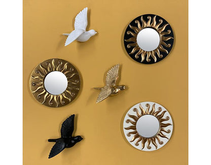 MIROIR SOLEIL BLANC DIAM 17,5CM