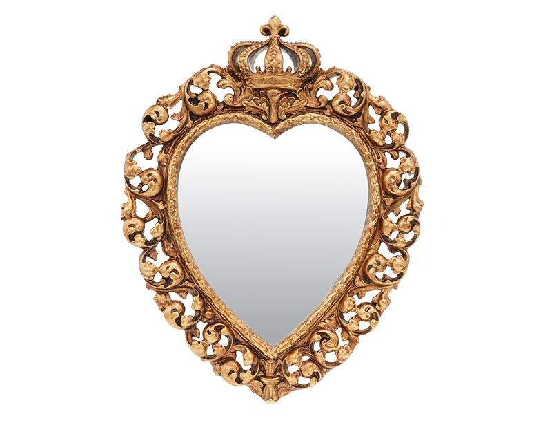DECO MURALE EX-VOTO DORE COURONNE 23,7X30,1CM