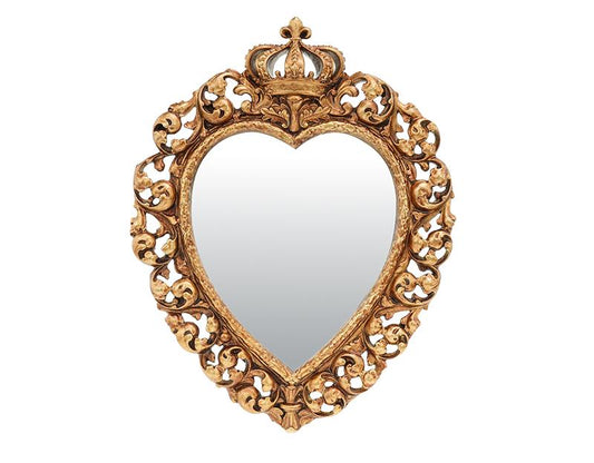 DECO MURALE EX-VOTO DORE COURONNE 23,7X30,1CM