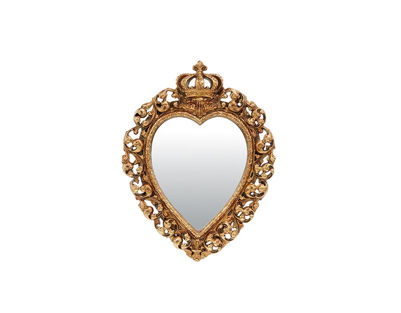 DECO MURALE EX-VOTO DORE COURONNE 14,7X19,2CM