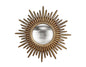 MIROIR CONVEXE DORE SOLEIL 26CM