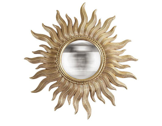 MIROIR AVA CONVEXE SOLEIL DORE 26CM