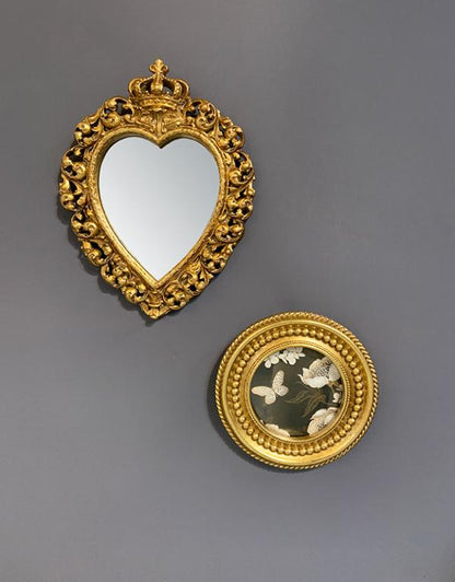 DECO MURALE EX-VOTO DORE COURONNE 14,7X19,2CM