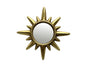 MIROIR ALIENOR SOLEIL DORE 15,5CM