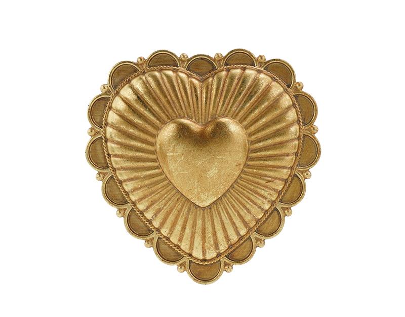 DECO MURALE EX-VOTO DORE 12X12CM