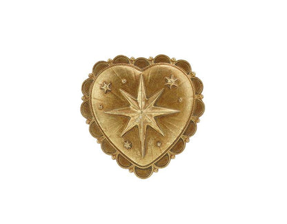 DECO MURALE EX-VOTO ETOILE DORE 8X8CM