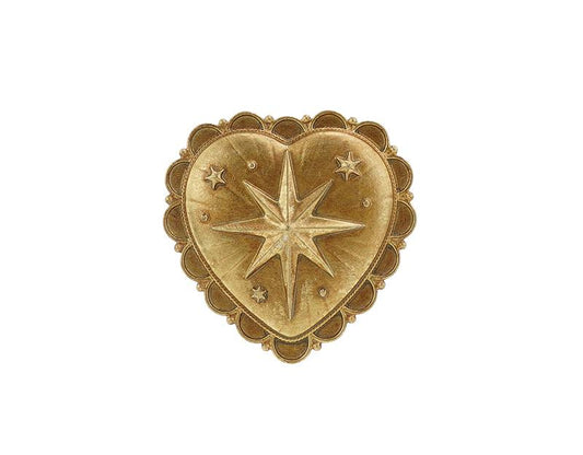 DECO MURALE EX-VOTO ETOILE DORE 8X8CM