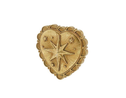 DECO MURALE EX-VOTO ETOILE DORE 8X8CM