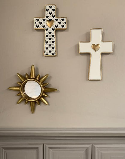 MIROIR ALIENOR SOLEIL DORE 15,5CM