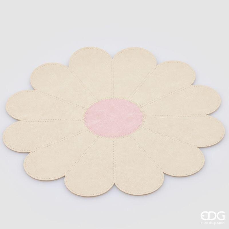 SET DE TABLE MARGUERITE D38 / BLANC ROSE