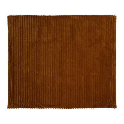 PLAID KLOSEN CAMEL 145X125CM VELOURS POLYESTER