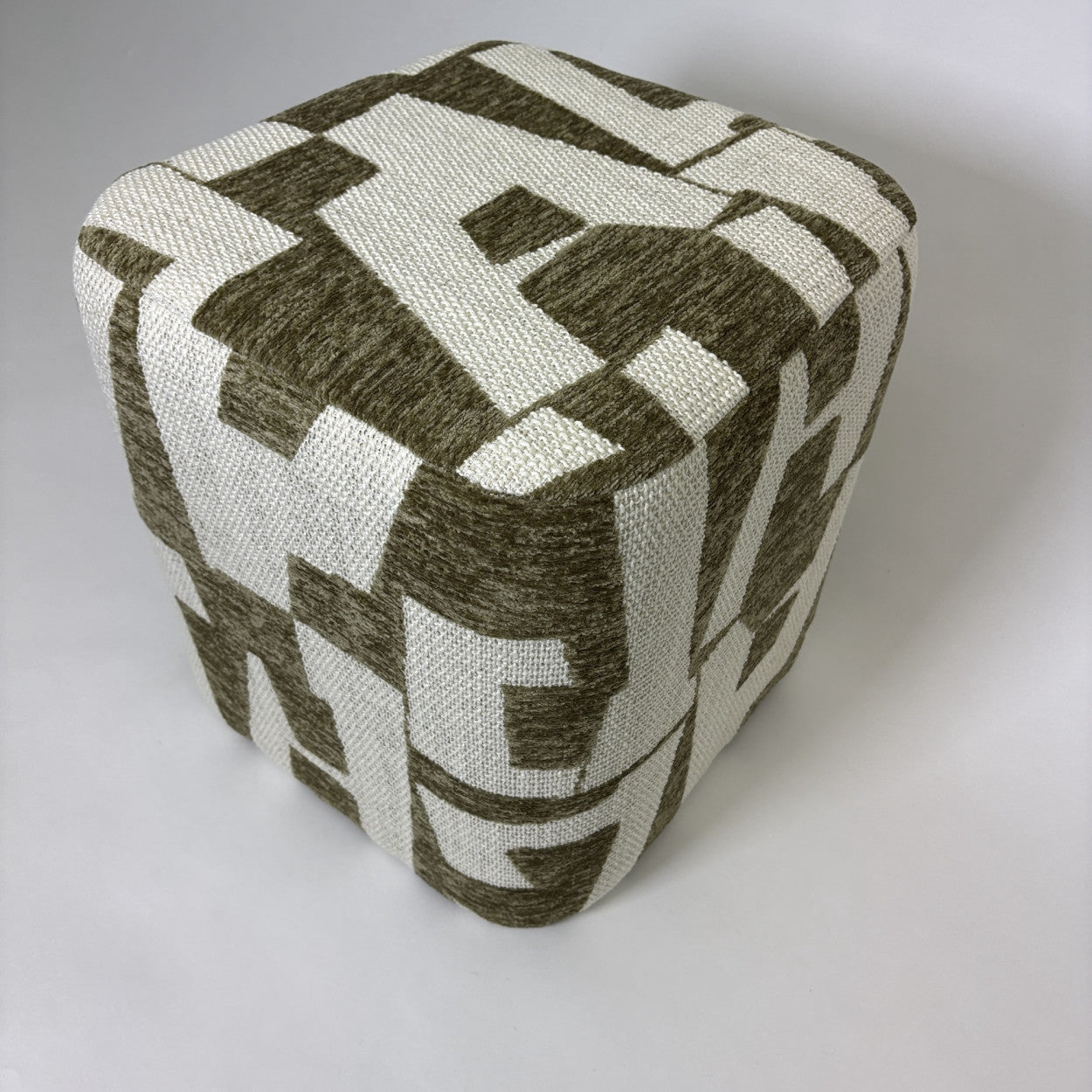 POUF KUBE MAZE KAKI