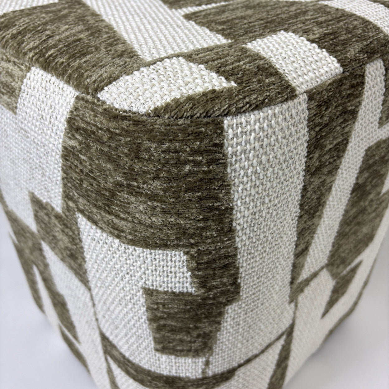 POUF KUBE MAZE KAKI