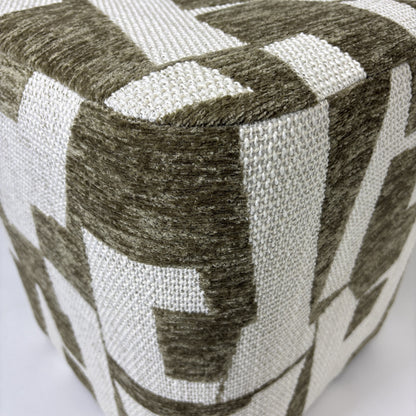 POUF KUBE MAZE KAKI