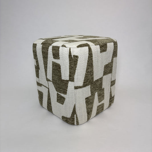 POUF KUBE MAZE KAKI