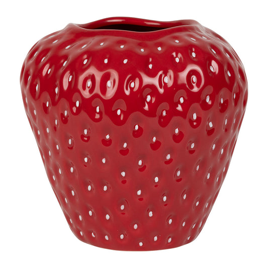 VASE FRAISE ROUGE