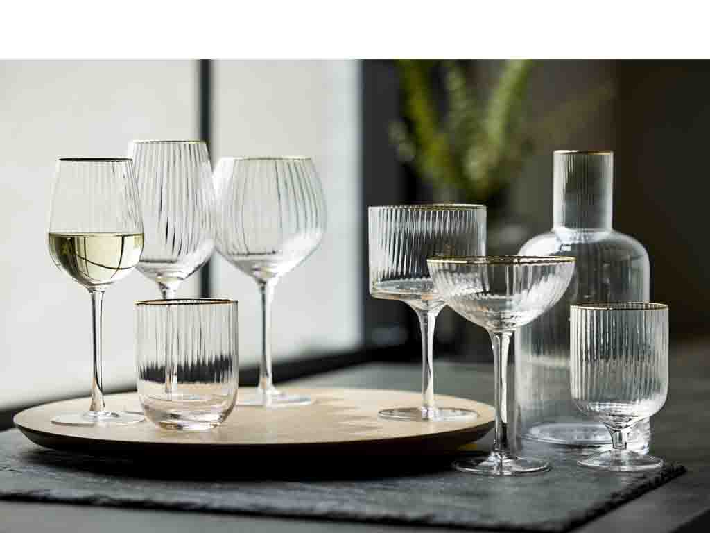 Verre contours gold